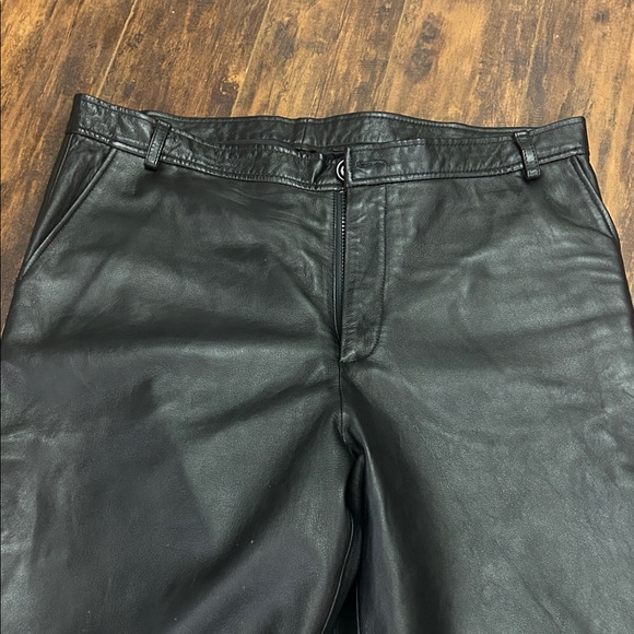 Pelle Studio Classic Black Leather Pants 38 - Picture 3 of 4